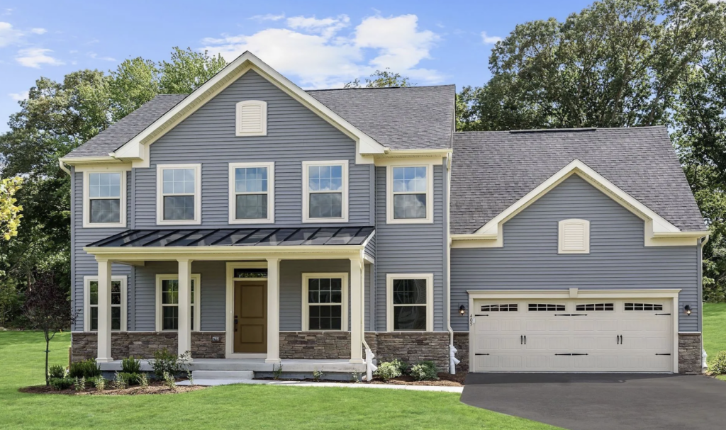 Freshly painted home in West Virginia